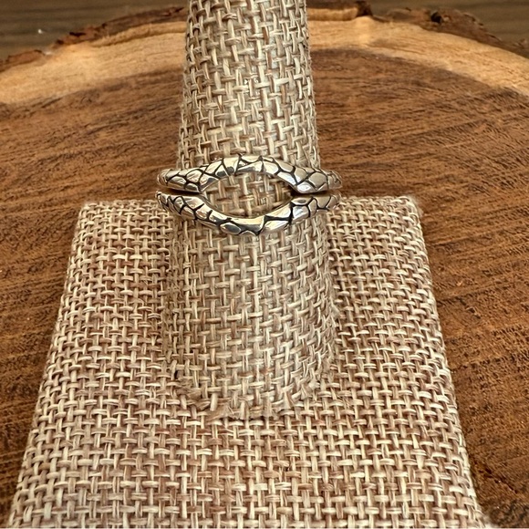 Sterling Silver Ring Guard / Enhancer / Wrap / Jacket - 2 Piece Size 9 - Picture 3 of 10